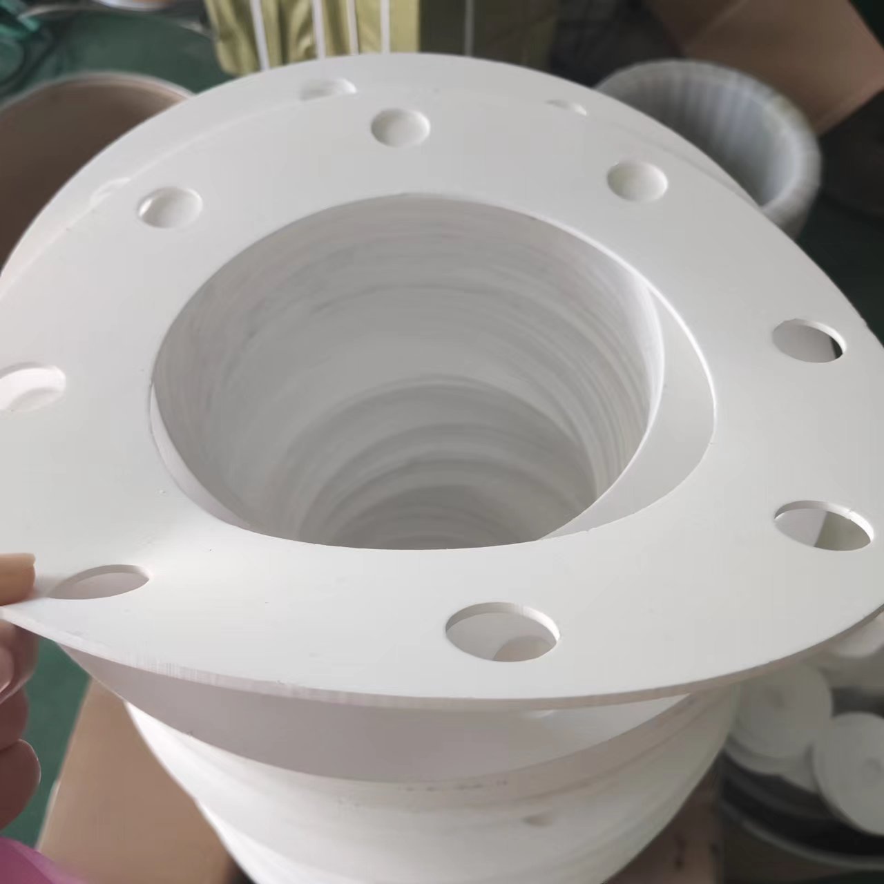 0.1-10mm White Custom PTFE Gasket - Paidu Group